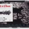 Caja 12 Carrés Negro 2B Conté à Paris