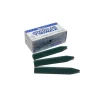 Caja 12 ceras triangulares verde oscuro Jovi