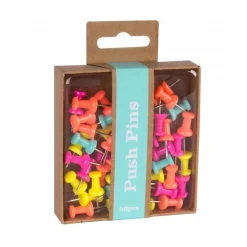 Caja 50 chinchetas colores fluor Apli