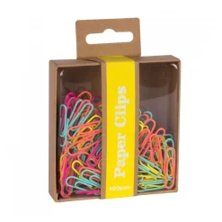 Caja 100 clips colores fluor Apli