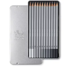 Caja 12 lápices de grafito suaves Studio Collection Winsor & Newton