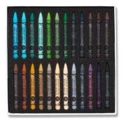 Caja 48 medias minas lápiz pastel surtidos Sennelier