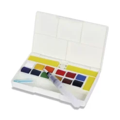 Caja 12 medios godets con soporte La Petite Aquarelle Sennelier