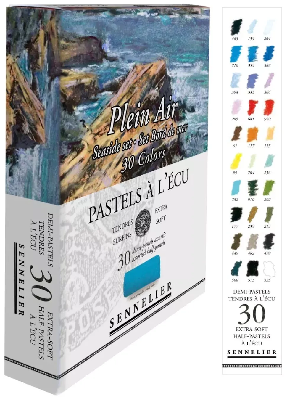 Caja 30 Medios Pasteles Paisajes Marinos Plein Air Sennelier