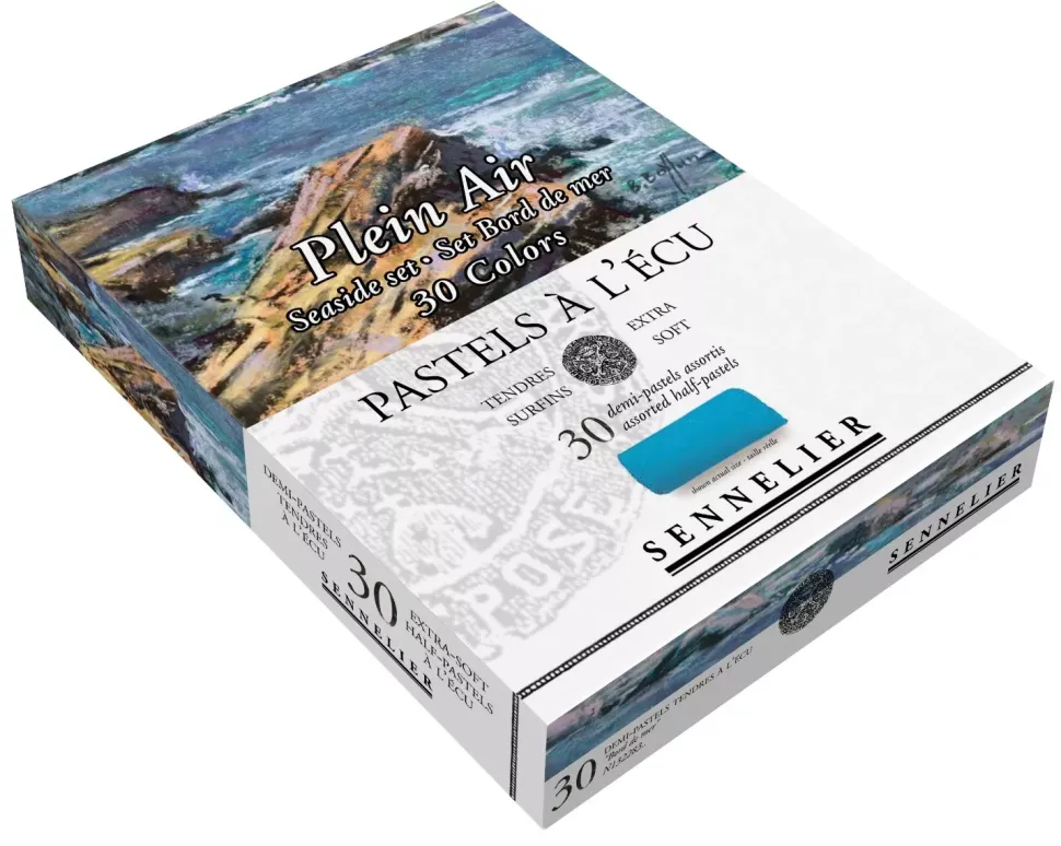 Caja 30 Medios Pasteles Paisajes Marinos Plein Air Sennelier