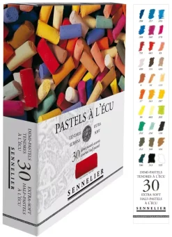 Caja 30 medios pasteles Sennelier