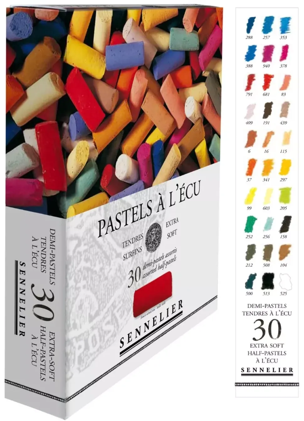 Caja 30 medios pasteles Sennelier