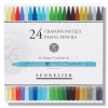 Caja 24 minas lápiz pastel de paisaje Sennelier