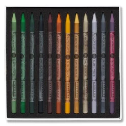 Caja 24 minas lápiz pastel de paisaje Sennelier