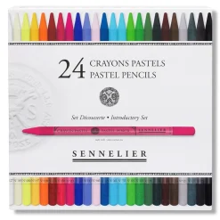 Caja 24 minas lápiz pastel surtidos Sennelier