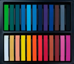 Caja 24 pasteles blandos colores surtidos Manley