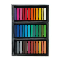 Caja 36 pasteles blandos colores surtidos Manley