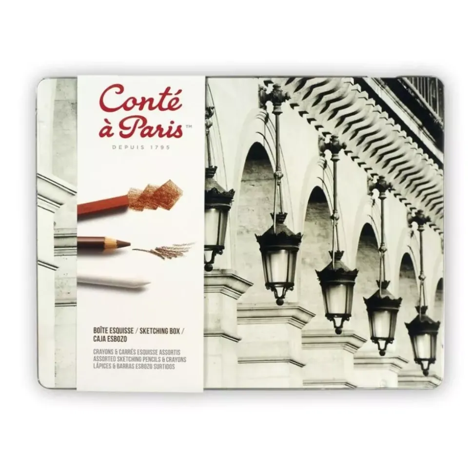 Caja 21 piezas esbozo Conté à Paris