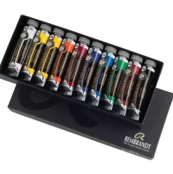 Caja 10 pinturas al óleo básico Rembrandt 15ml