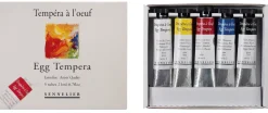 Caja 5 Témperas Al Huevo Sennelier 21ml