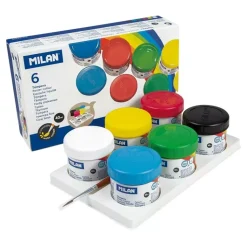 Caja 6 témperas Milán 40ml