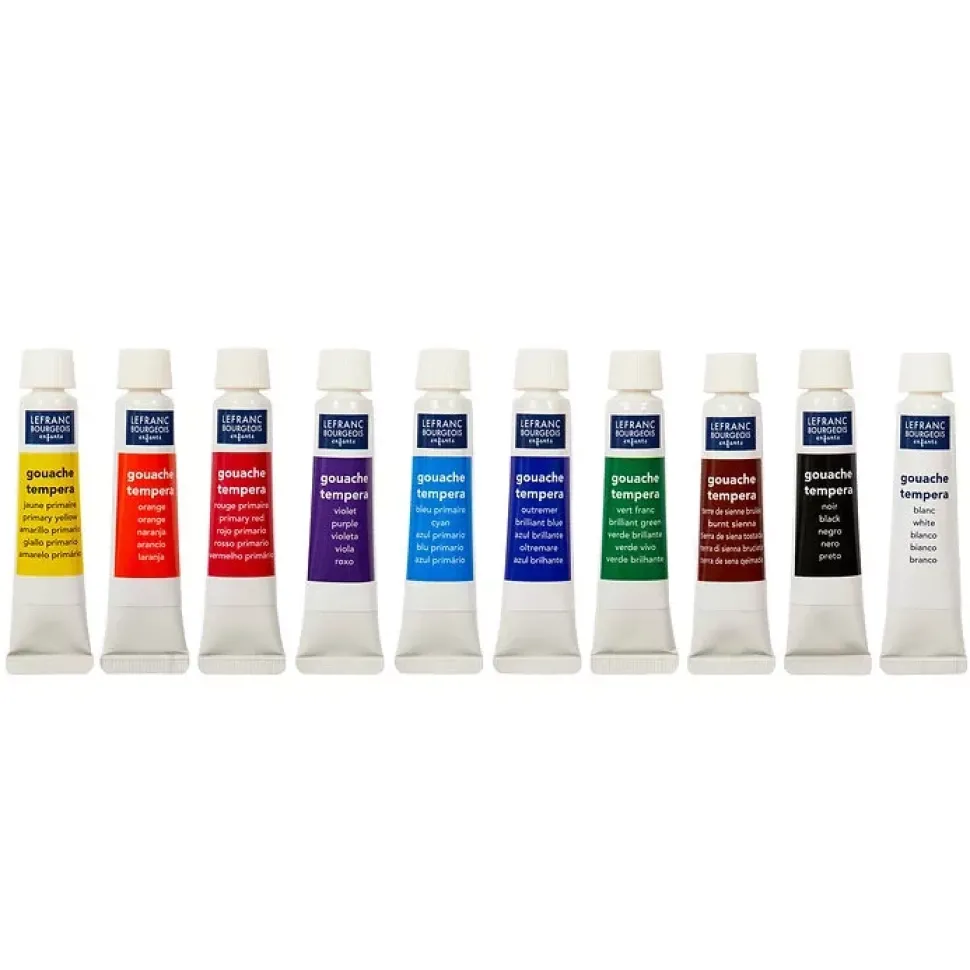 Caja 10 tubos gouache Pocket Box Lefranc & Bourgeois