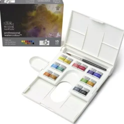 Caja acuarela 14 medias pastillas Compact Professional Watercolour Winsor & Newton