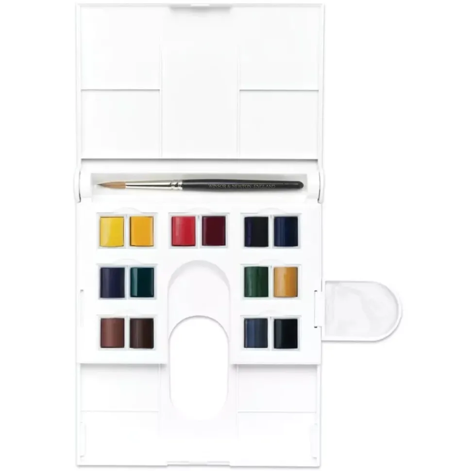 Caja acuarela 14 medias pastillas Compact Professional Watercolour Winsor & Newton