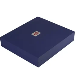 Caja azul de madera de 48 godets acuarelas White Nights