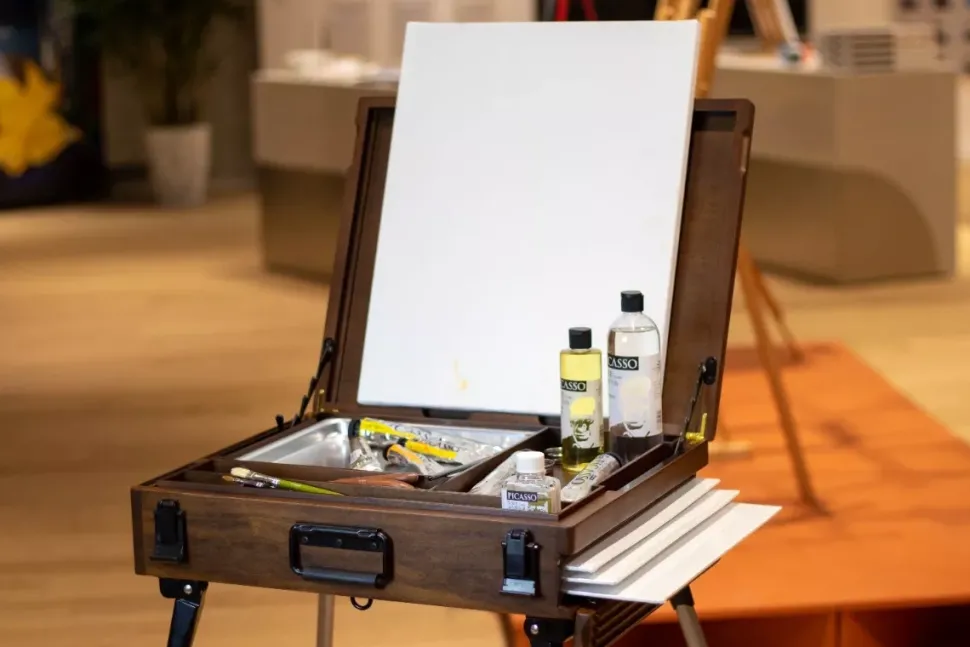 Caja caballete Deluxe Nogal Phoenix