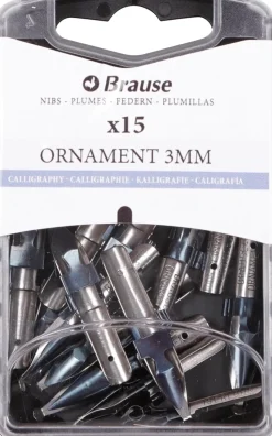 Caja con 15 Plumillas Redondas Ornament Iserlohn Brause