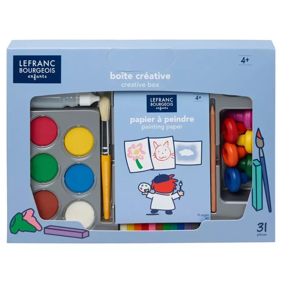Caja creativa infantil 31 piezas Lefranc and Bourgeois