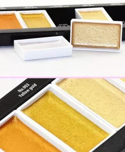 Caja de 6 acuarelas Starry Colors Kuretake Gansai Tambi