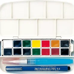 Caja de 14 acuarelas transparentes Kuretake