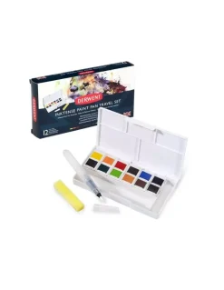 Caja de 12 acuarelas Travel Derwent