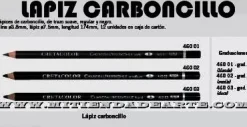 Caja de 3 Lápices de Carboncillo Cretacolor