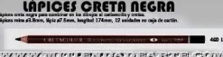 Caja de 3 Lápices Negros Creta Cretacolor