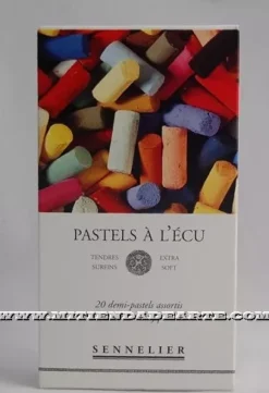 Caja de 20 medios-pastel de Sennelier