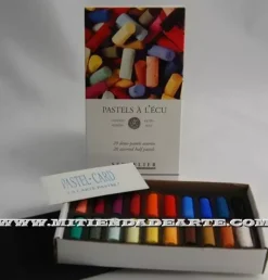 Caja de 20 medios-pastel de Sennelier