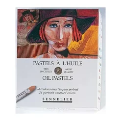 Caja de 24 Pasteles al Óleo para Retrato Sennelier