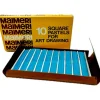 Caja de 10 pasteles cuadrados Turquesa Maimeri