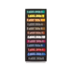Caja de 12 Pastels à l'écu surtidos Sennelier