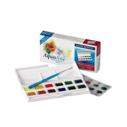 Caja de acuarela 12 medias pastillas Daler Rowney
