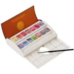 Caja de acuarela 14 medias pastillas Sennelier