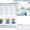 Caja de acuarelas 12 godets White Nights