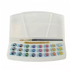 Caja de acuarelas 24 medias pastillas Van Gogh