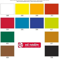 Caja de Acuarelas 12 Pastillas ArtCreation