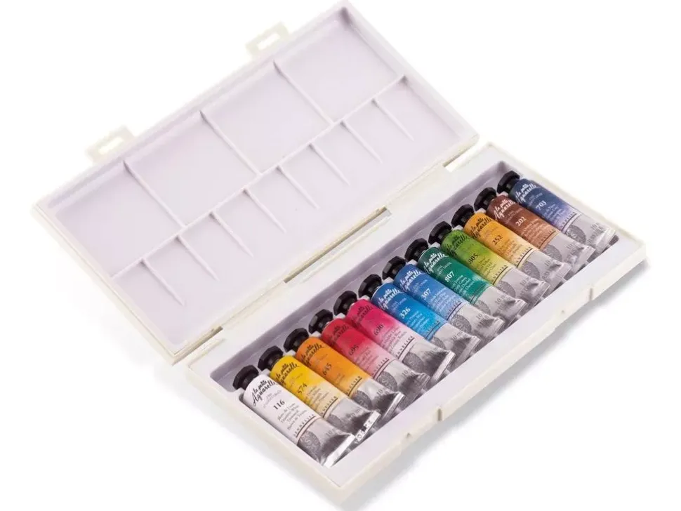 Caja de acuarelas 12 tubos Sennelier