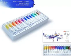 Caja de acuarelas 12 tubos White Nights 10ml