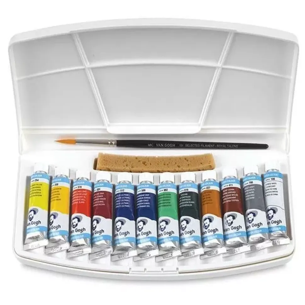 Caja de acuarelas 12 tubos Van Gogh