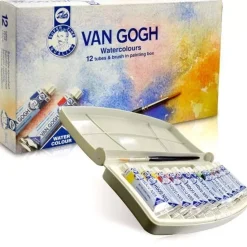 Caja de acuarelas 12 tubos Van Gogh