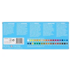 Caja de Acuarelas metal 36 medias pastillas y pincel Van Gogh