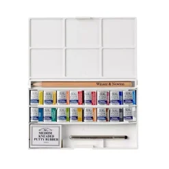 Caja de bolsillo 16 medio godets acuarela Cotman Winsor & Newton