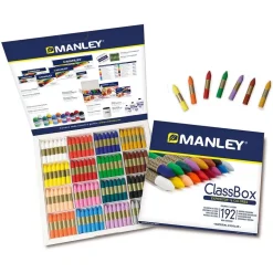 Caja de cartón de 192 ceras ClassBox Manley