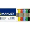 Caja de cartón de 6 ceras Manley